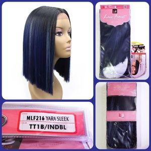 Bobbi Boss Lacefront Synthetic Wig YARA BLACK BLUE